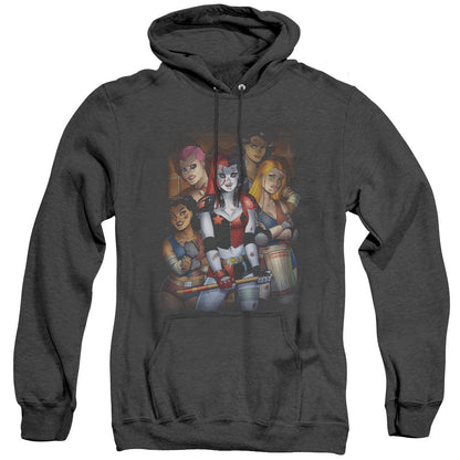 Batman Bad Girls Heather Mens Hoodie Black