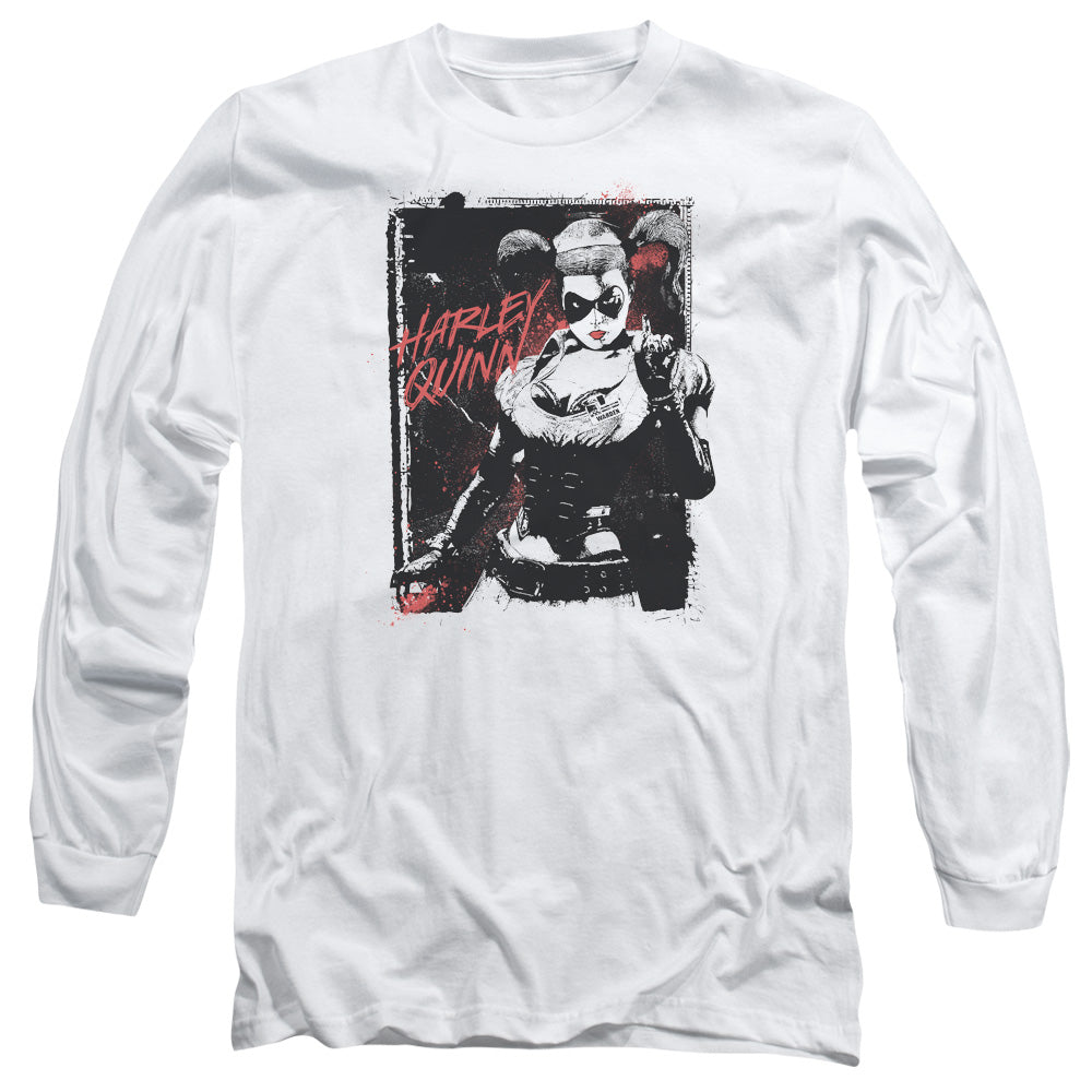 Batman House Call Mens Long Sleeve Shirt White