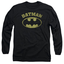 Load image into Gallery viewer, Batman Over Symbol Mens Long Sleeve Shirt Black
