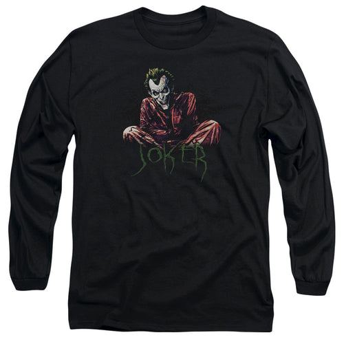 Batman Straight Jacket Mens Long Sleeve Shirt Black