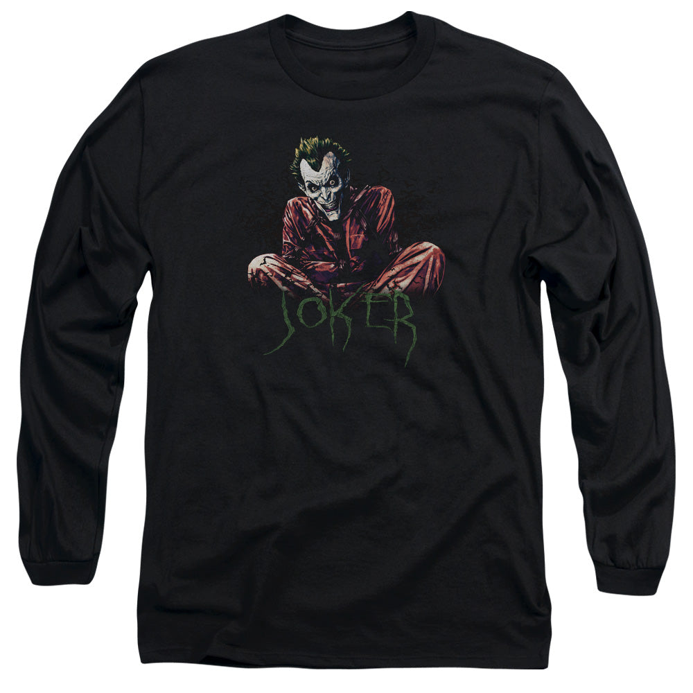 Batman Straight Jacket Mens Long Sleeve Shirt Black