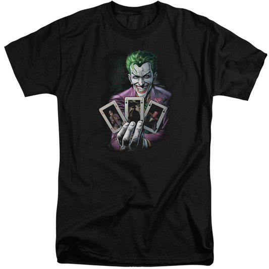 Batman 3 Of A Kind Mens Tall T Shirt Black
