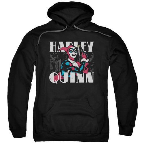 Batman Harley Bold Mens Hoodie Black