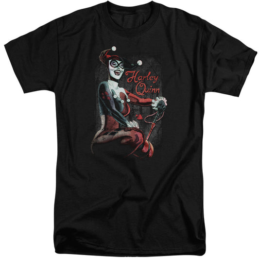 Batman Laugh It Up Mens Tall T Shirt Black
