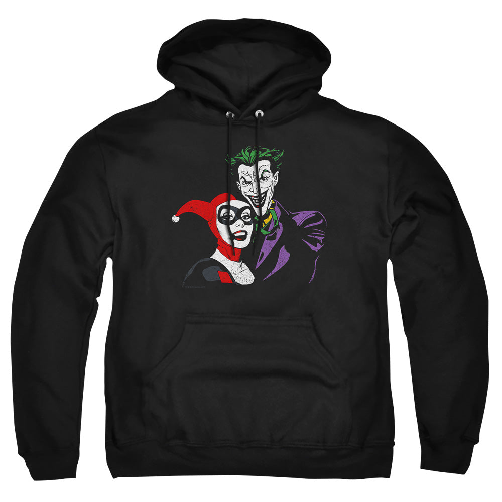 Batman Joker & Harley Mens Hoodie Black