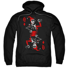 Load image into Gallery viewer, Batman Quinn Of Diamonds Mens Hoodie Black
