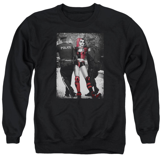 Batman Arrest Mens Crewneck Sweatshirt Black