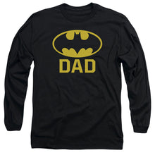 Load image into Gallery viewer, Batman Bat Dad Mens Long Sleeve Shirt Black
