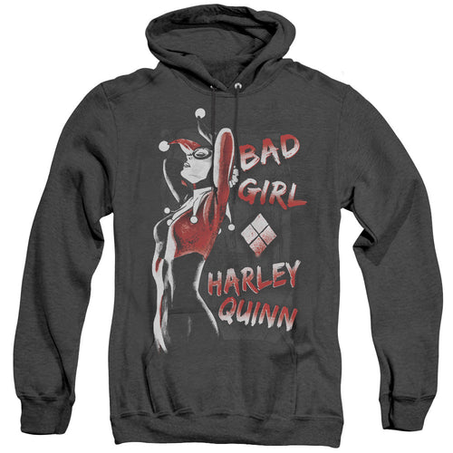 Batman Bad Girl Heather Mens Hoodie Black
