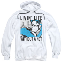 Load image into Gallery viewer, Batman Without A Net Mens Hoodie White
