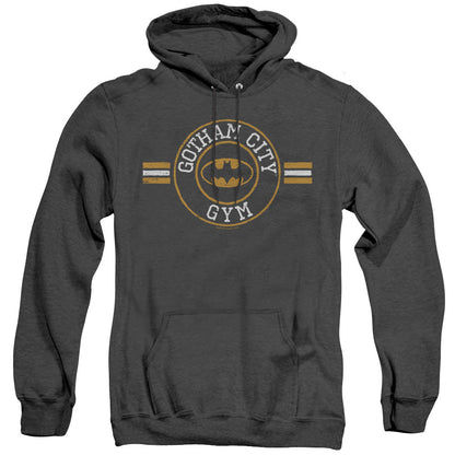 Batman Gotham City Gym Heather Mens Hoodie Black