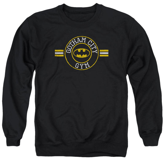 Batman Gotham City Gym Mens Crewneck Sweatshirt Black
