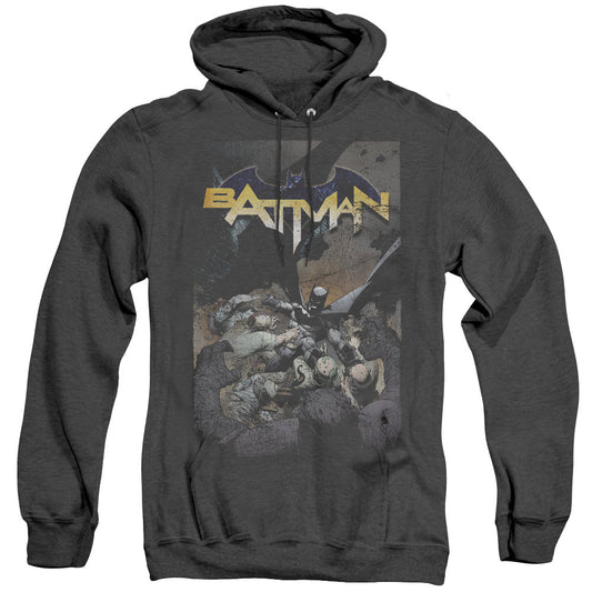Batman Batman One Heather Mens Hoodie Black