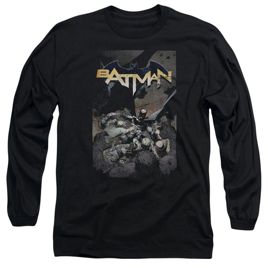 Batman Batman One Mens Long Sleeve Shirt Black