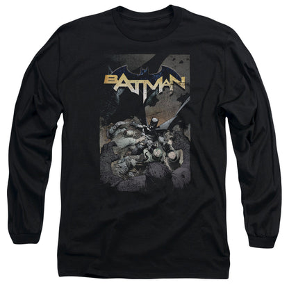 Batman Batman One Mens Long Sleeve Shirt Black