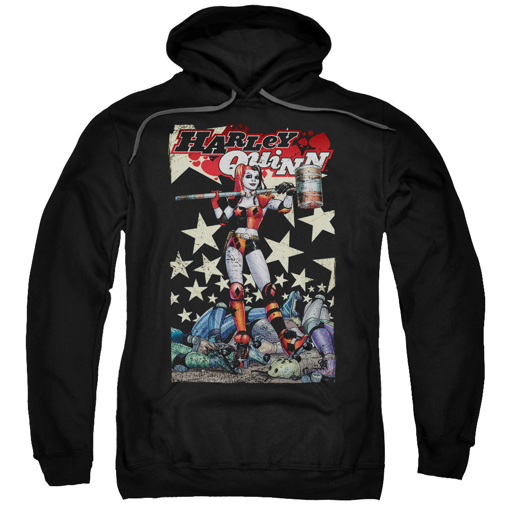 Batman Quinn One Mens Hoodie Black