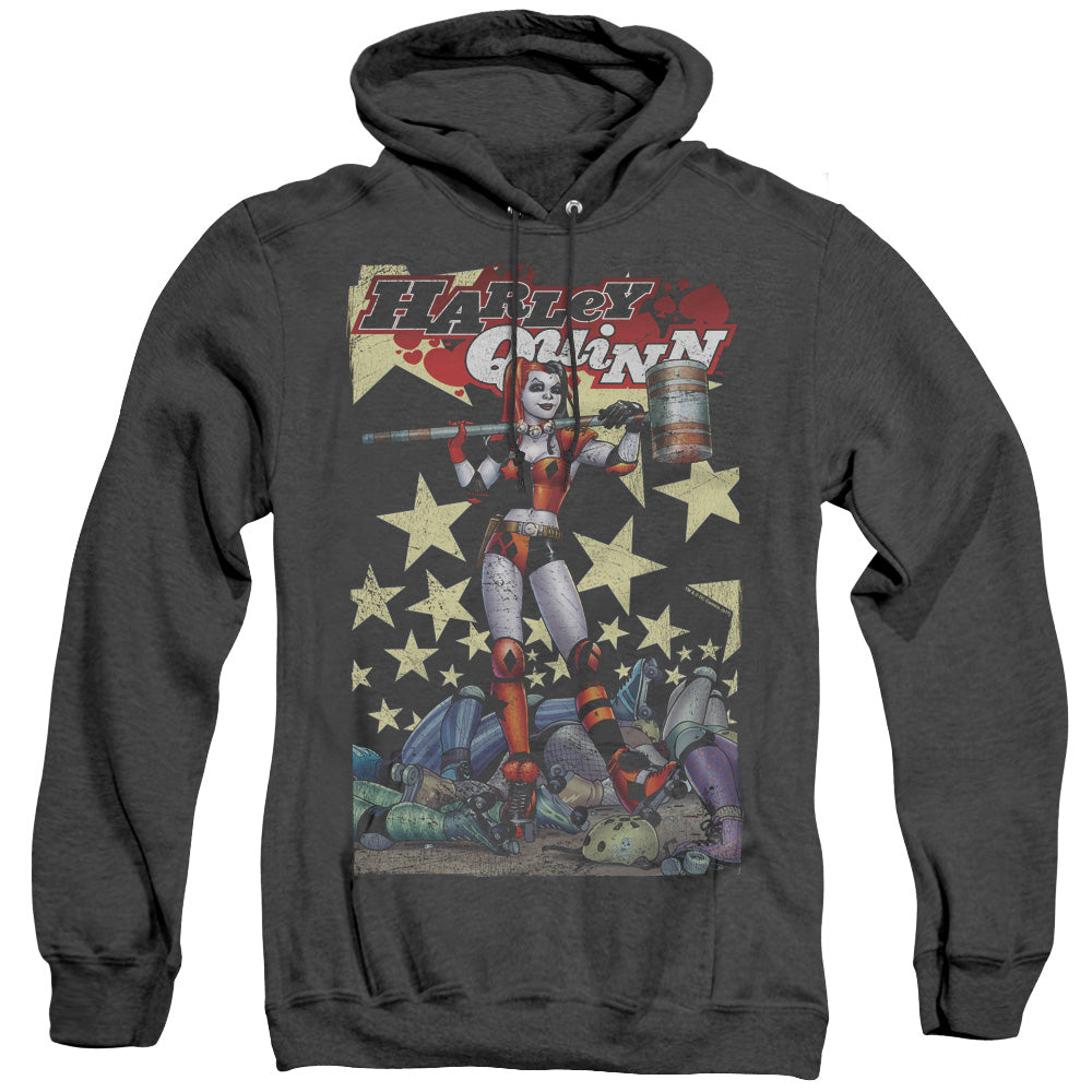 Batman Quinn One Heather Mens Hoodie Black
