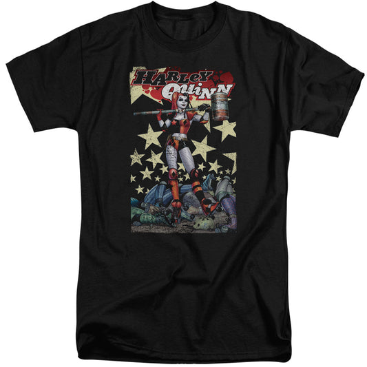 Batman Quinn One Mens Tall T Shirt Black