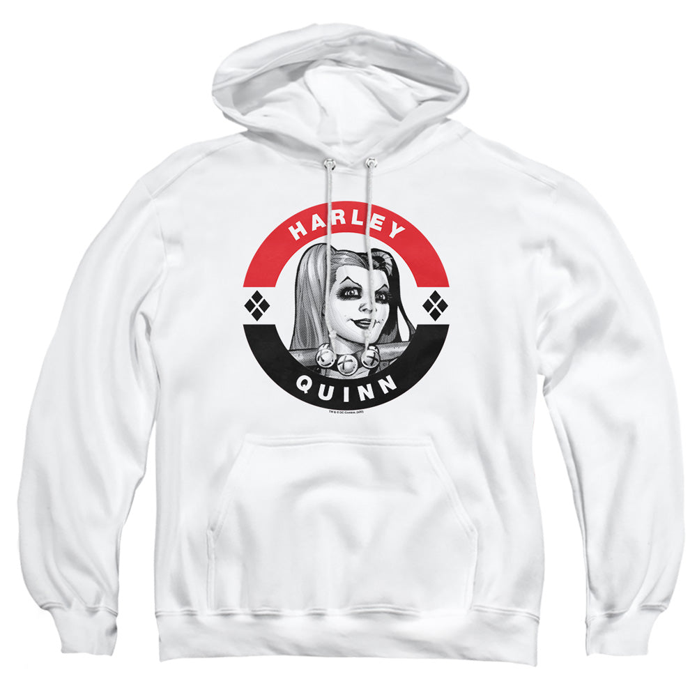 Batman Harley President Circle Mens Hoodie White