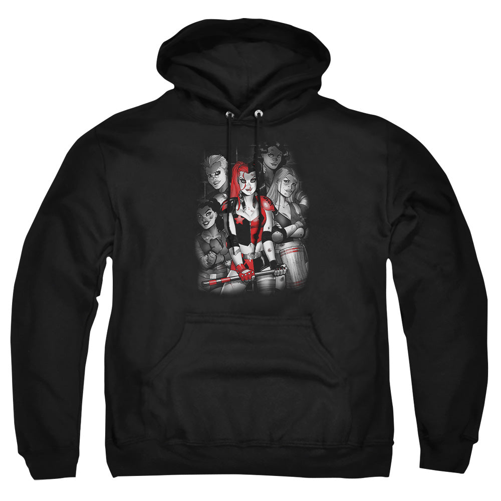 Batman Bad Gals Bw Mens Hoodie Black