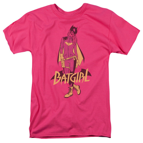 Batman All New Batgirl Mens T Shirt Hot Pink