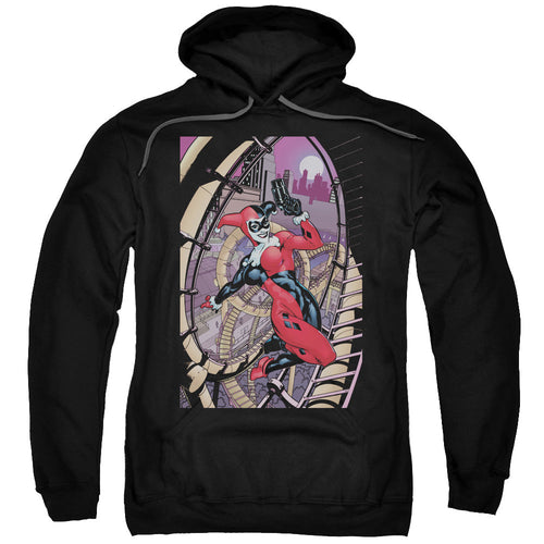 Batman Harley First Mens Hoodie Black