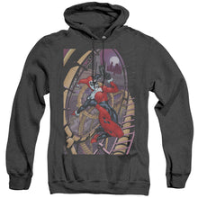 Load image into Gallery viewer, Batman Harley First Heather Mens Hoodie Black
