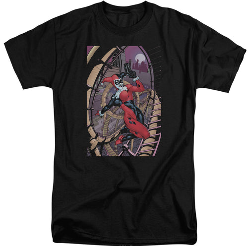 Batman Harley First Mens Tall T Shirt Black
