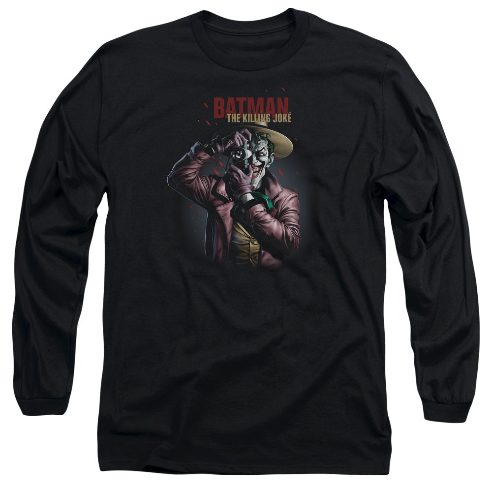 Batman Killing Joke Camera Mens Long Sleeve Shirt Black