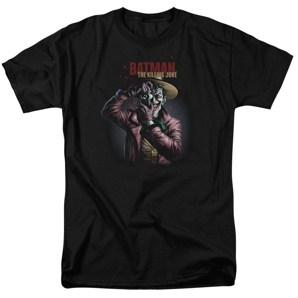 Batman Killing Joke Camera Mens T Shirt Black