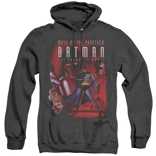 Batman Phanta Cover Heather Mens Hoodie Black