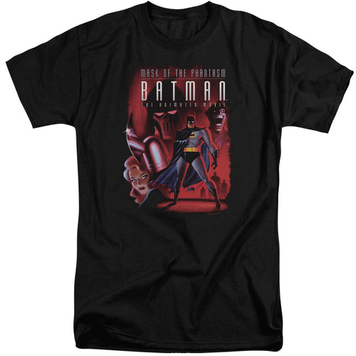 Batman Phanta Cover Mens Tall T Shirt Black