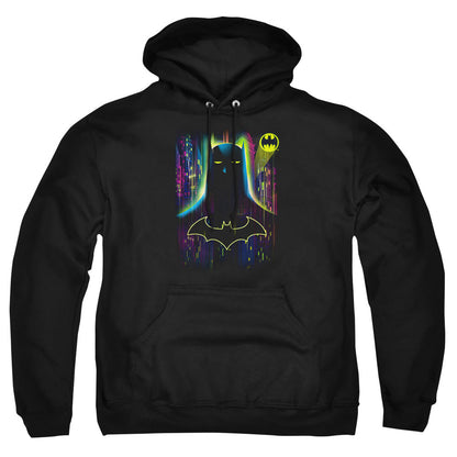 Batman Knight Lights Mens Hoodie Black