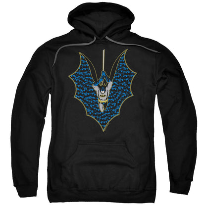 Batman Bat Fill Mens Hoodie Black