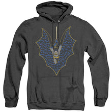 Load image into Gallery viewer, Batman Bat Fill Heather Mens Hoodie Black
