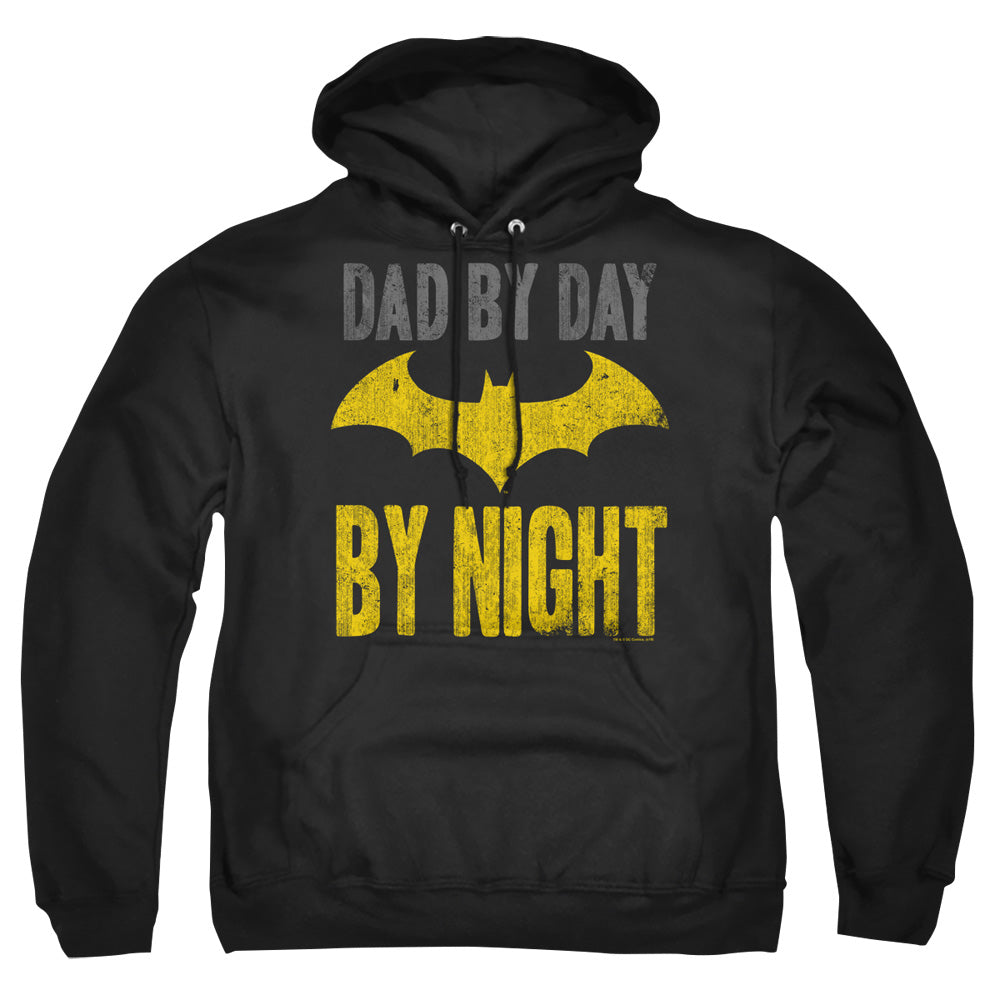 Batman Dad By Day Mens Hoodie Black