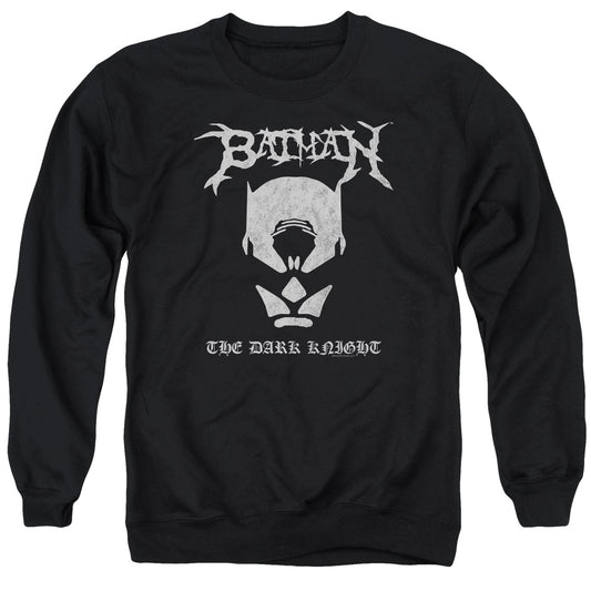 Batman Black Metal Batman Mens Crewneck Sweatshirt Black