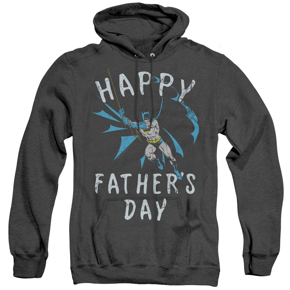 Batman Fathers Day Heather Mens Hoodie Black