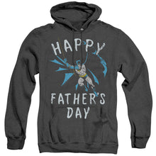 Load image into Gallery viewer, Batman Fathers Day Heather Mens Hoodie Black
