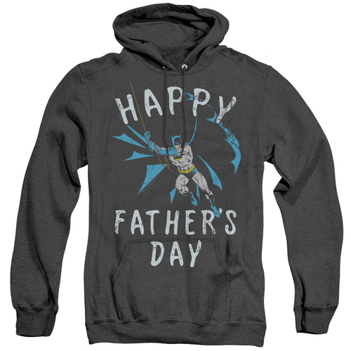 Batman Fathers Day Heather Mens Hoodie Black