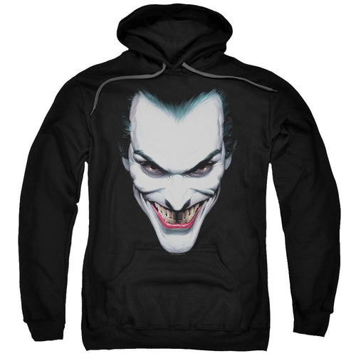 Batman Joker Portrait Mens Hoodie Black