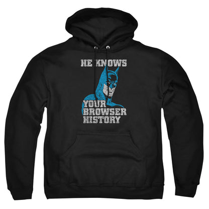 Batman Batman Knows Mens Hoodie Black