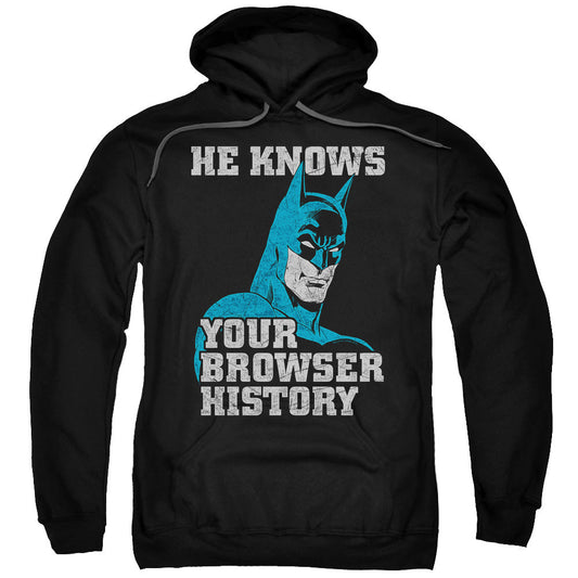 Batman Batman Knows Mens Hoodie Black