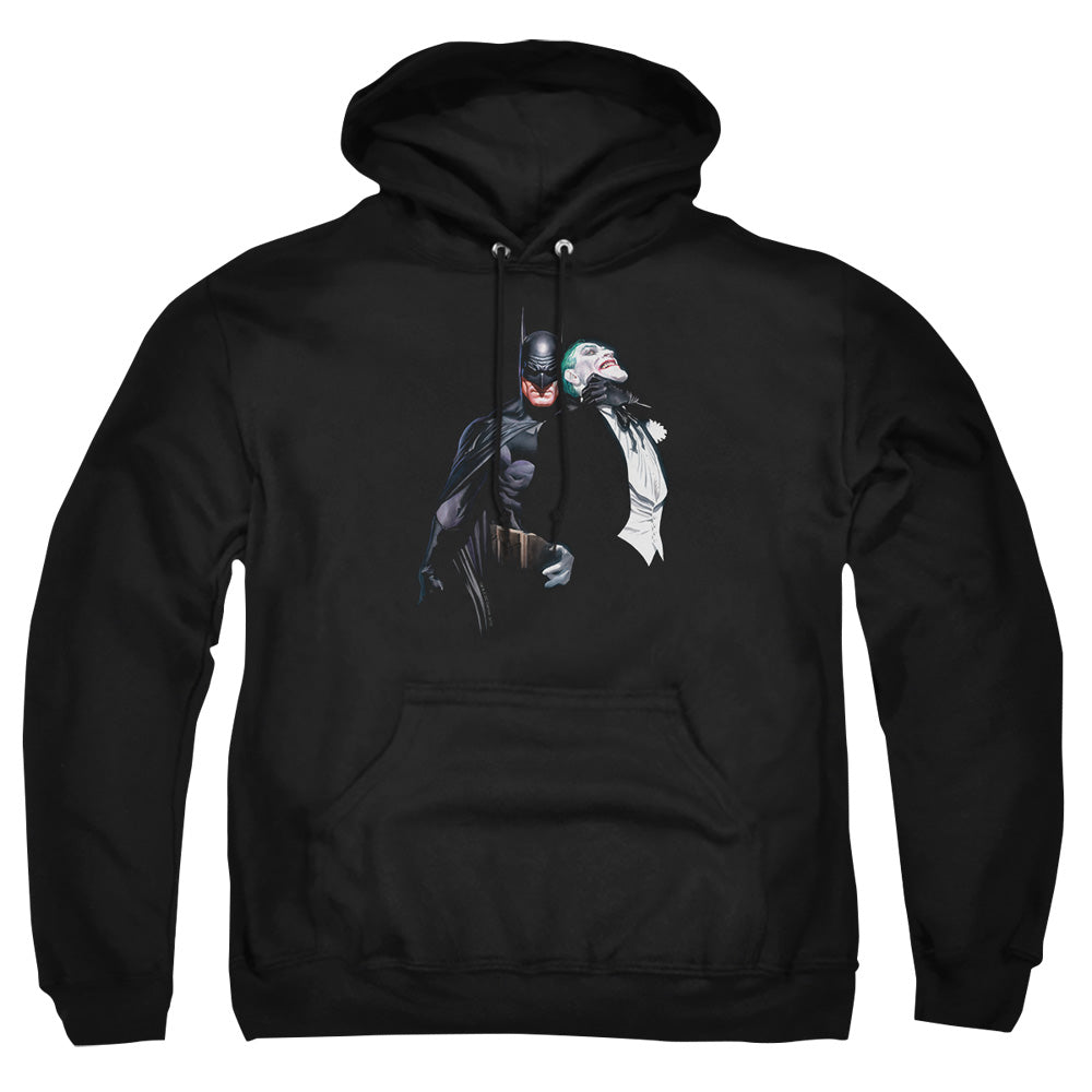 Batman Joker Choke Mens Hoodie Black