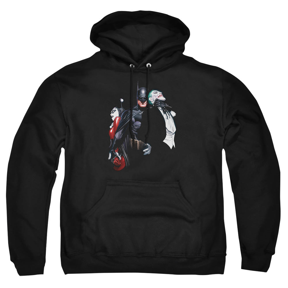 Batman Joker Harley Choke 
 Mens Hoodie Black