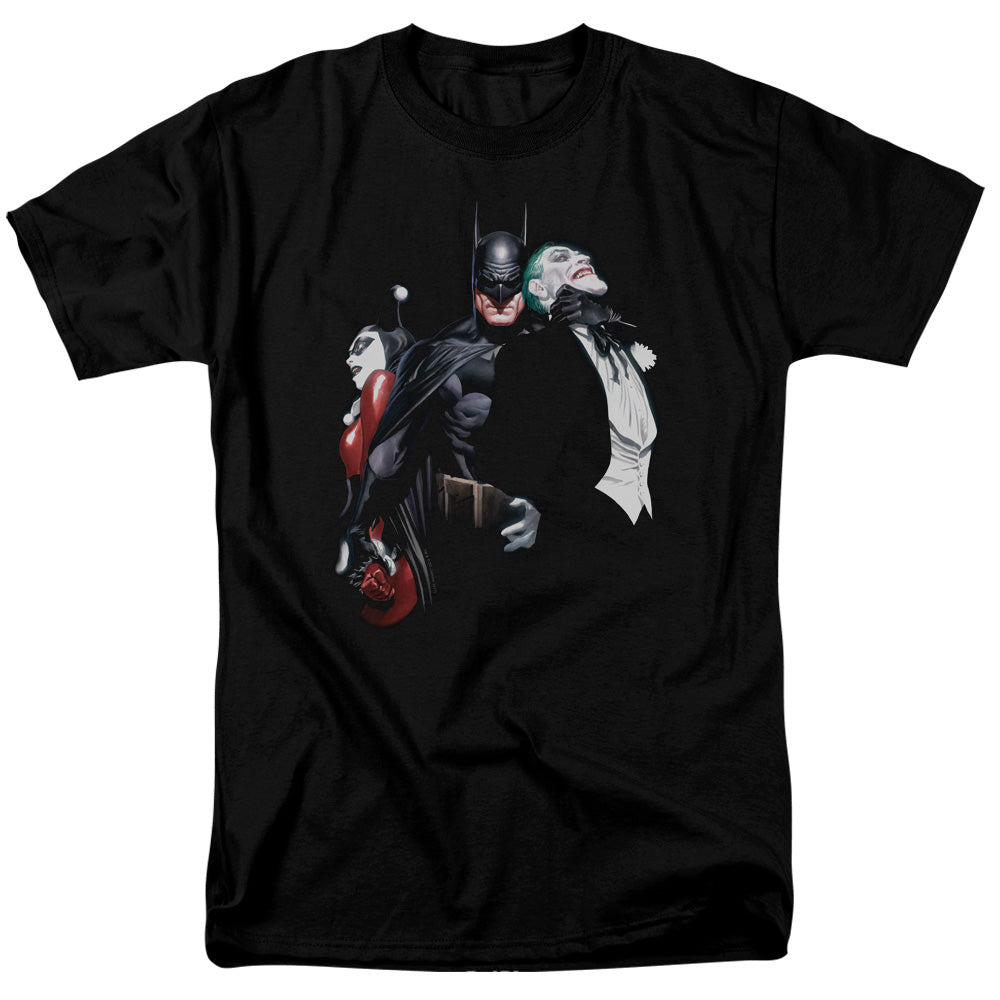 Batman Joker Harley Choke 
 Mens T Shirt Black