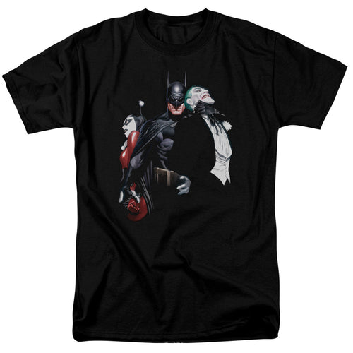 Batman Joker Harley Choke 
 Mens T Shirt Black