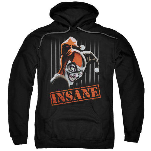 Batman Insane Mens Hoodie Black