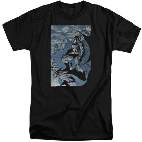 Batman Seurbat Mens Tall T Shirt Black