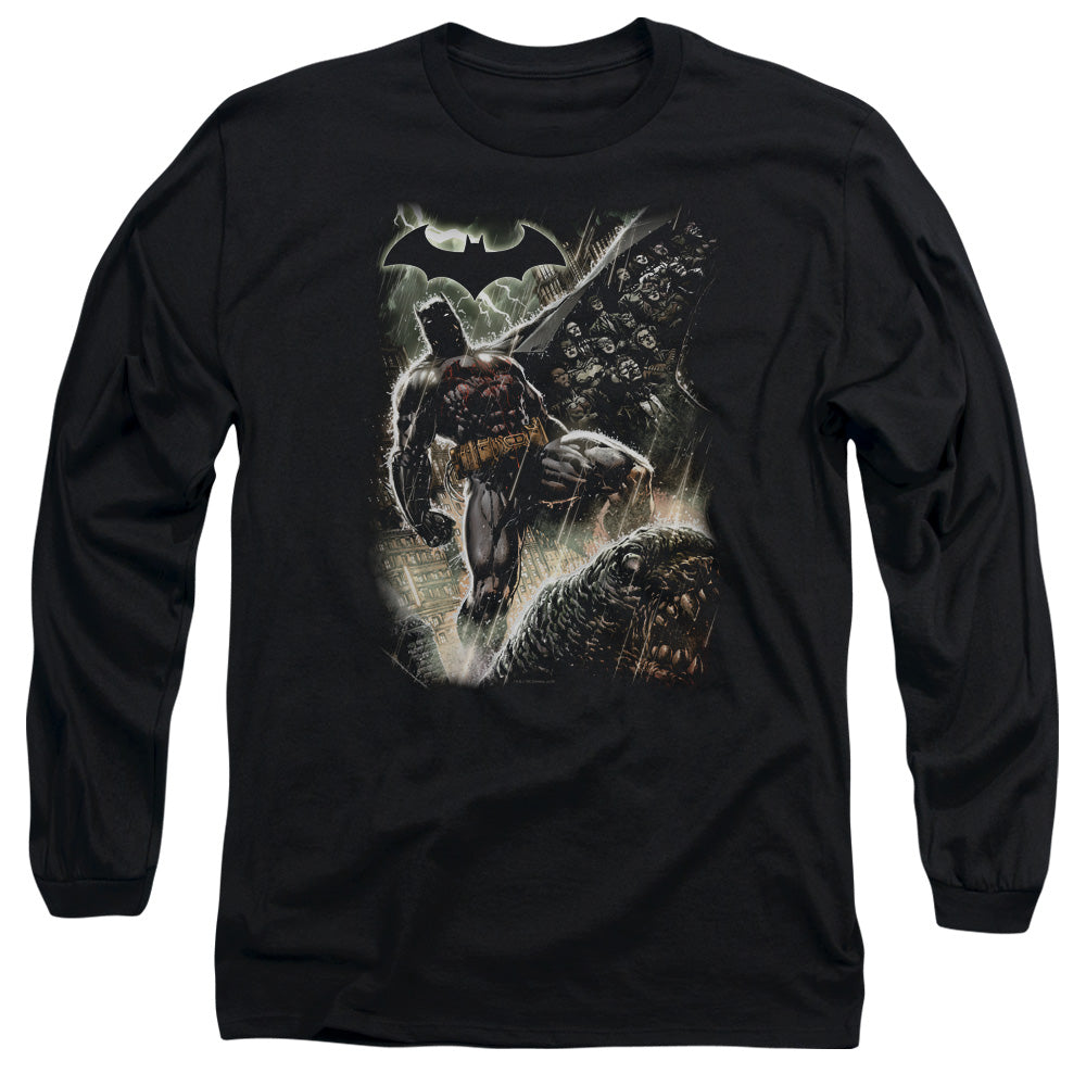 Batman Family Mens Long Sleeve Shirt Black
